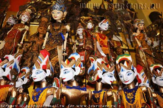 Индонезийские деревянные куклы
