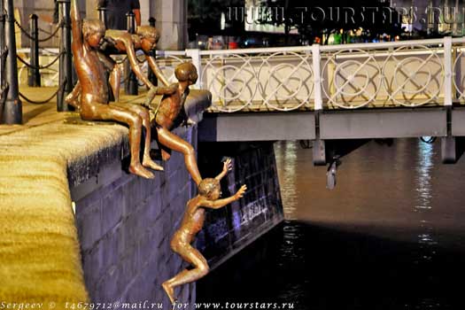 Скульптурная композиция «Люди реки»